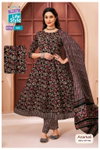 Anarkali Vol 9 By Mcm Readymade Cotton Printed Kurti With Bottom Dupatta Best Wholesale Shop In Surat